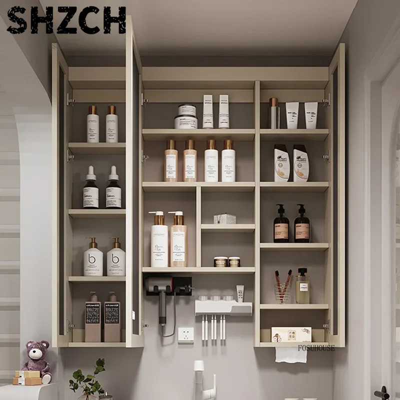 Home Living Bathroom Vanity - Modern Thickened Bathroom Mirror Featuring Integrated