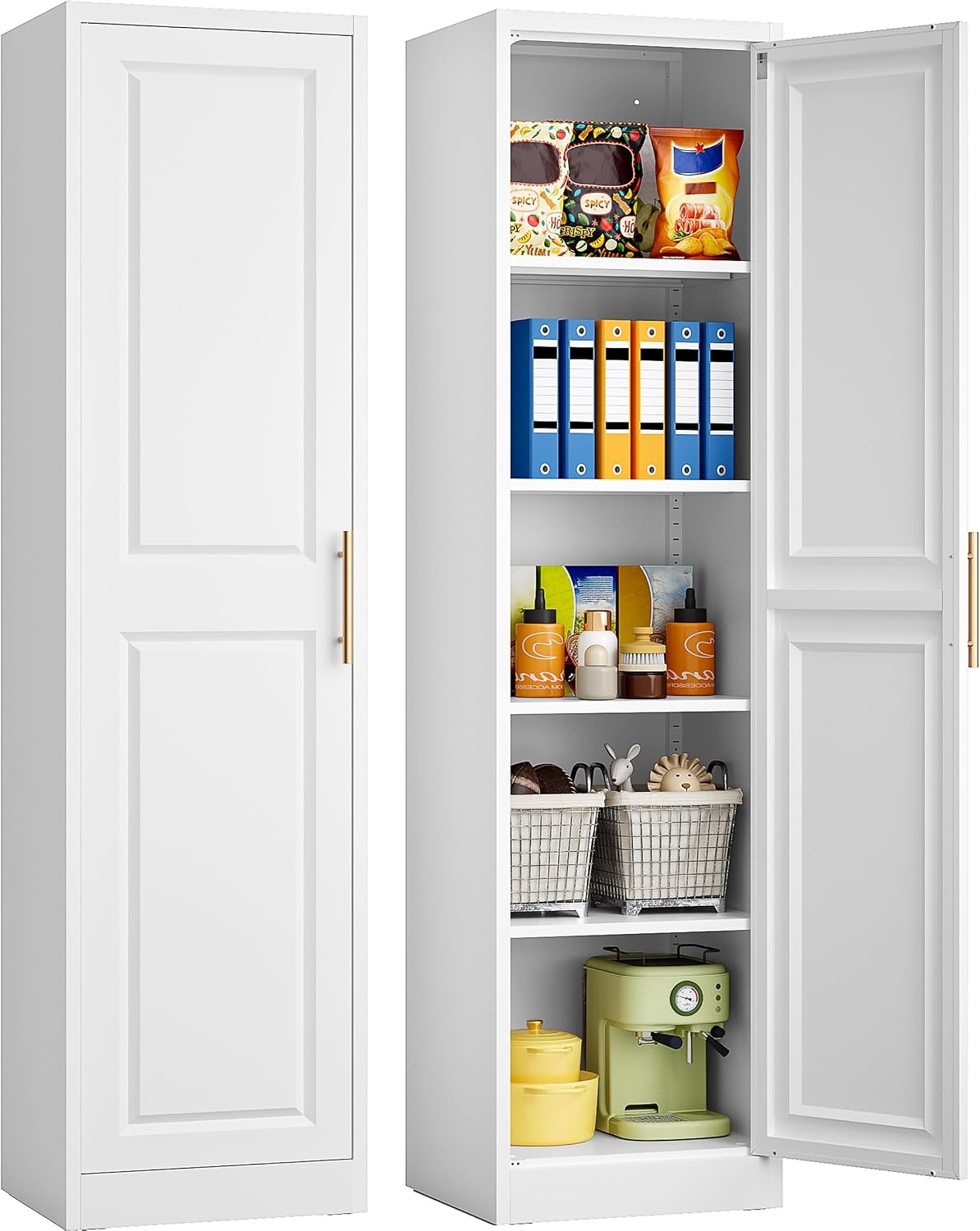 Home Goods Bathroom Storage - Tall Narrow Storage Cabinet With One