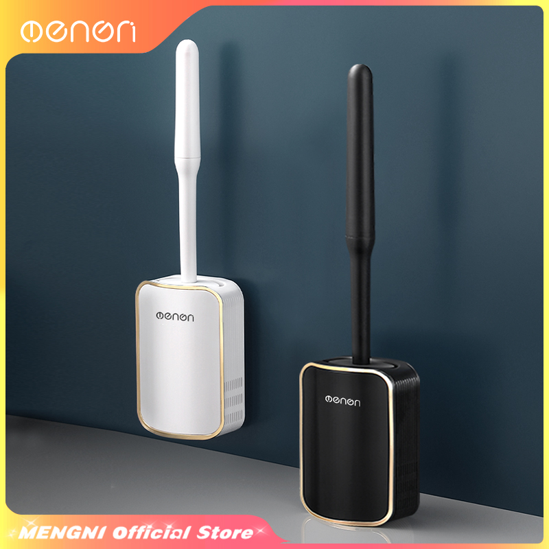 Toilet Brush Holder - MENGNI-Luxury Toilet Brush Bathroom Wall-mount Quick
