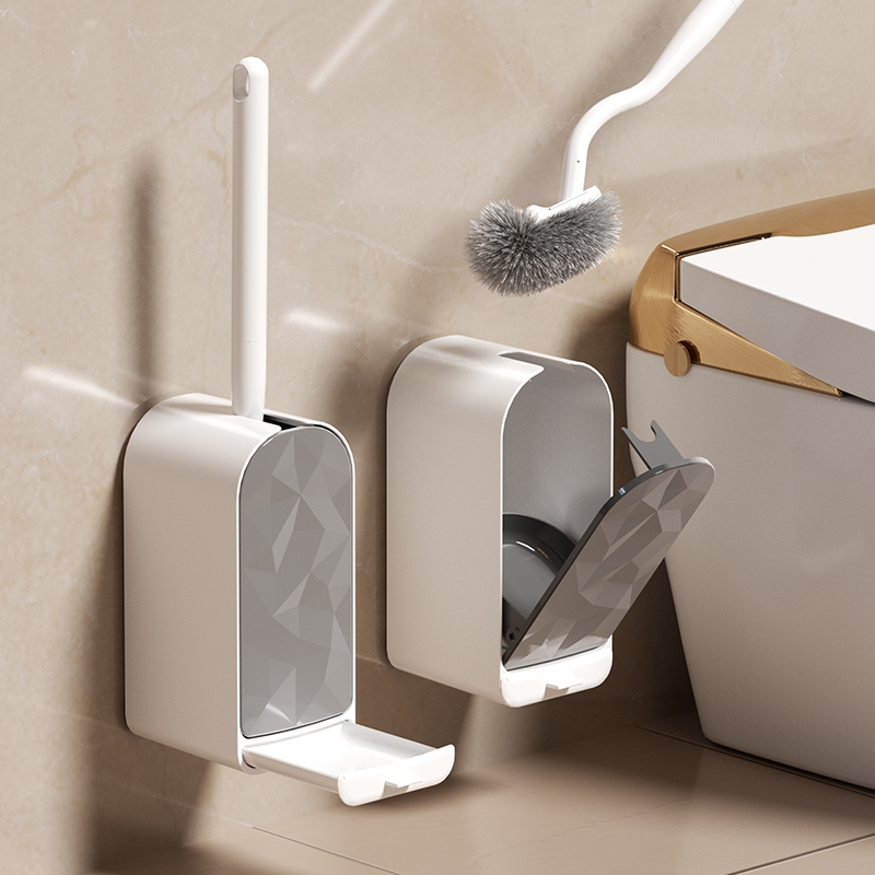 1Pcs Brand New Plastic Wall-Mo - Toilet Brush Holder 评论和价格