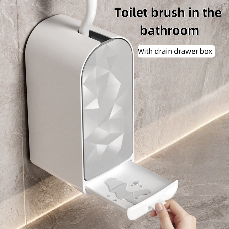 1Pcs Brand New Plastic Wall-Mo - Toilet Brush Holder 评论和价格