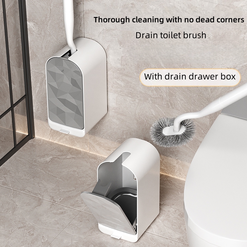 1Pcs Brand New Plastic Wall-Mo - Toilet Brush Holder 评论和价格