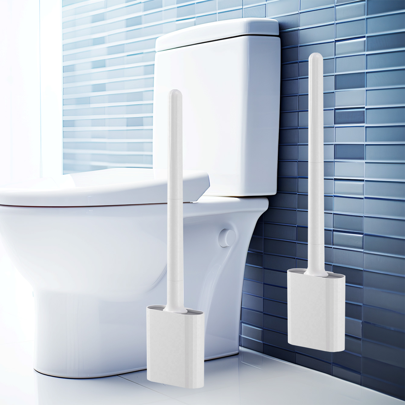 1 mini Silicone Toilet Brush S - Toilet Brush Holder 评论和价格