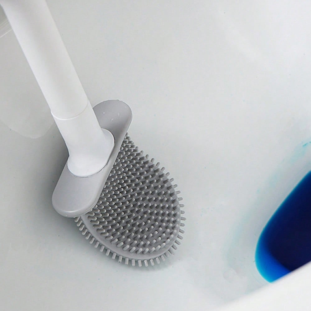 Hanging Silicone Toilet Brush  - Toilet Brush Holder 评论和价格