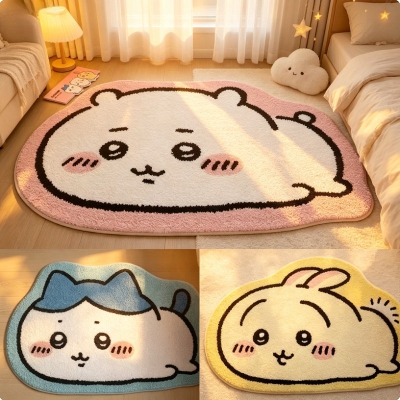 Hot Chiikawa Cartoon Rug Anime - Home Goods Bathroom 评论和价格