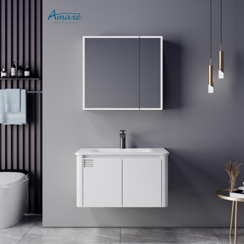 Bathroom CabinetAMAZE Modern C - Home Living Bathroom Vanity 评论和价格
