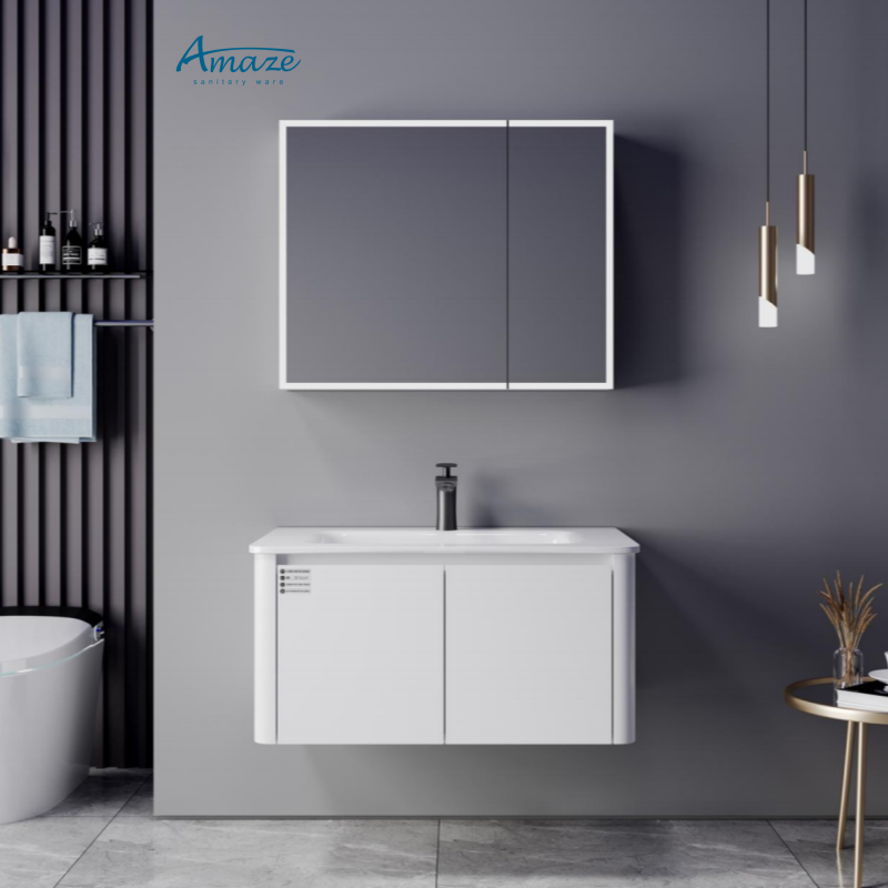 Bathroom CabinetAMAZE Modern C - Home Living Bathroom Vanity 评论和价格