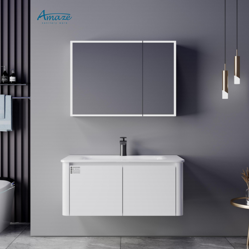 Bathroom CabinetAMAZE Modern C - Home Living Bathroom Vanity 评论和价格