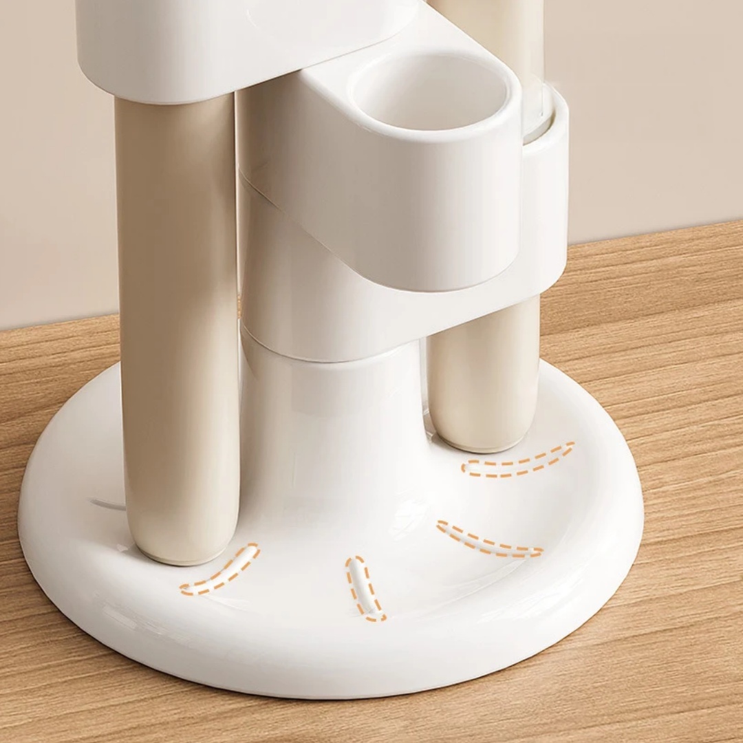1pcs Rotating Toothbrush Holde - Home Goods Bathroom Storage 评论和价格