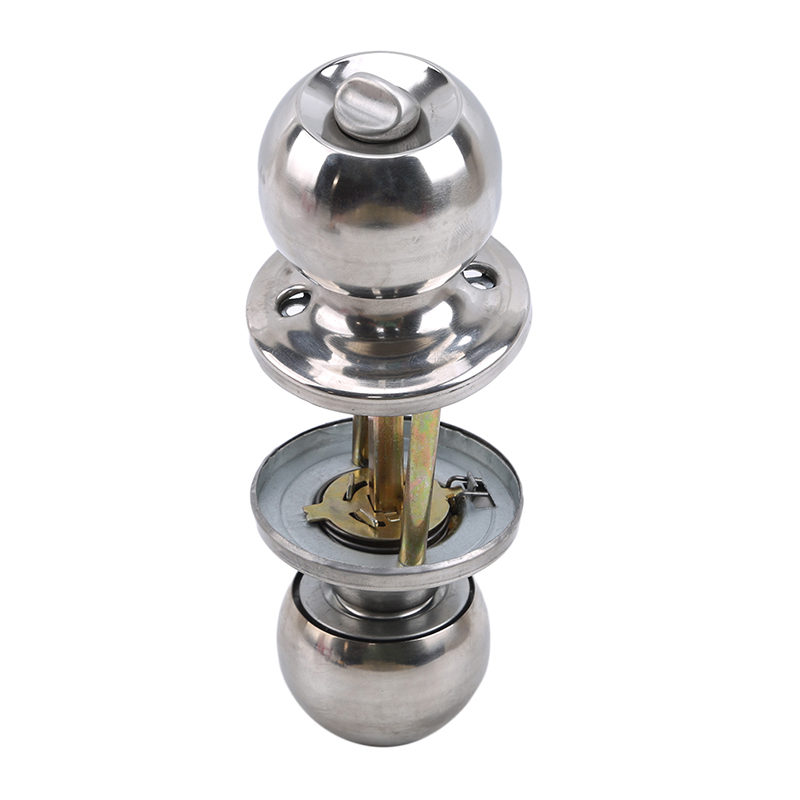 Round Ball Privacy Door Knob B - Home Bathroom Lock 评论和价格