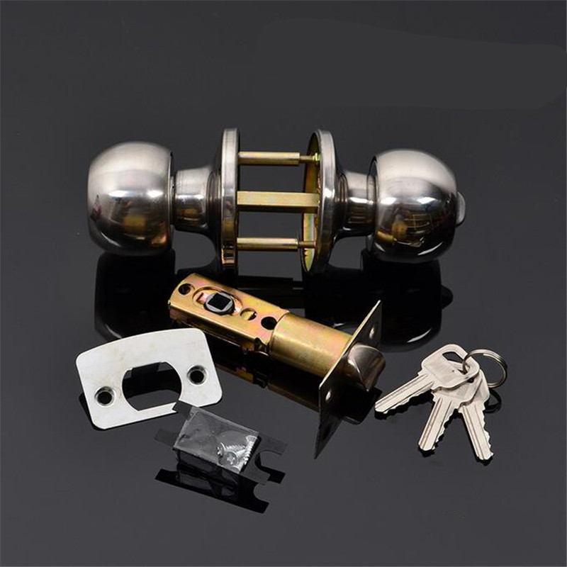 Round Ball Privacy Door Knob B - Home Bathroom Lock 评论和价格