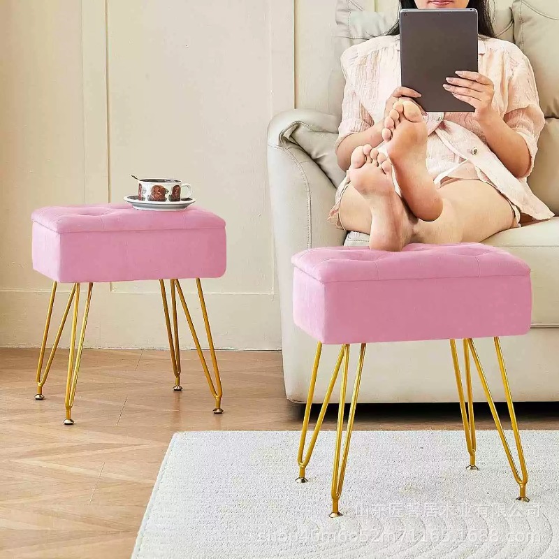Modern Soft Vanity Stool Ottom - Home Living Bathroom Vanity 评论和价格
