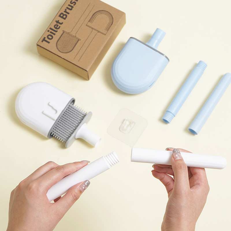 Mini Silicone Toilet Brush wit - Toilet Brush Holder 评论和价格