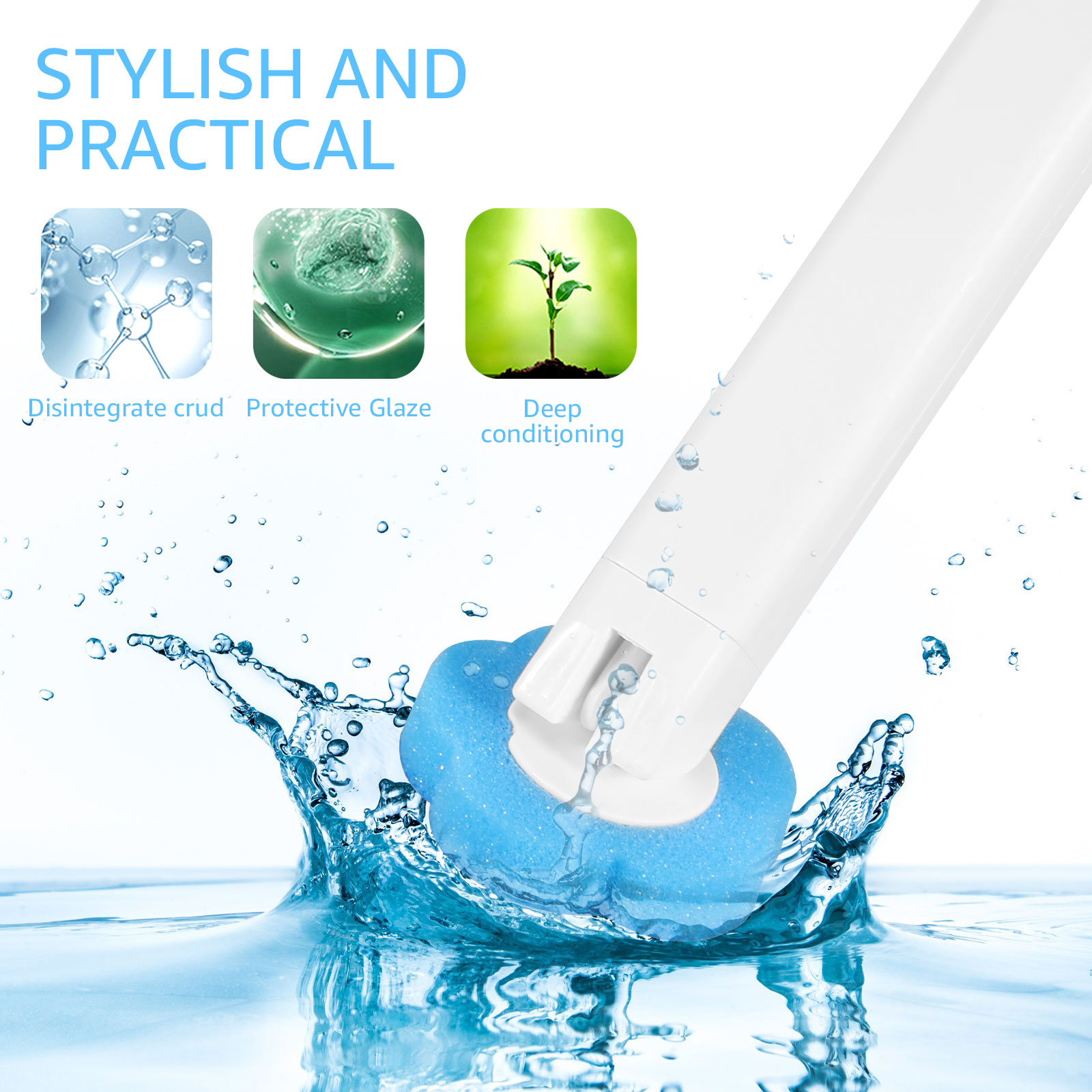 Toilet Brush and Holder Set wi - Toilet Brush Holder 评论和价格