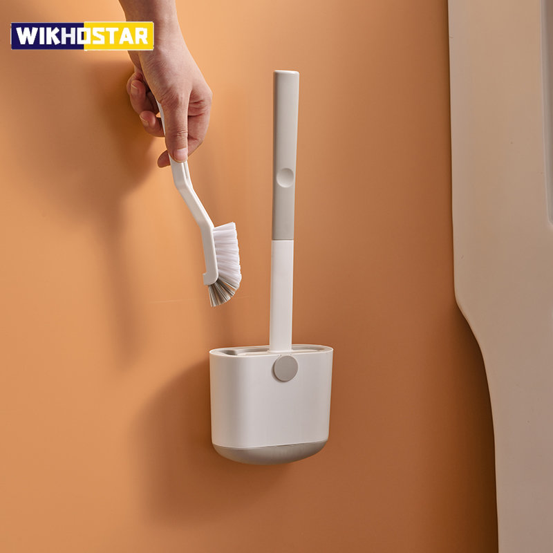 WIKHOSTAR Toilet Brush Set Wal - Toilet Brush Holder 评论和价格