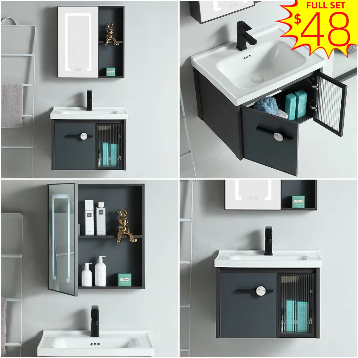 Bathroom CabinetChaozhou Facto - Home Living Bathroom Vanity 评论和价格