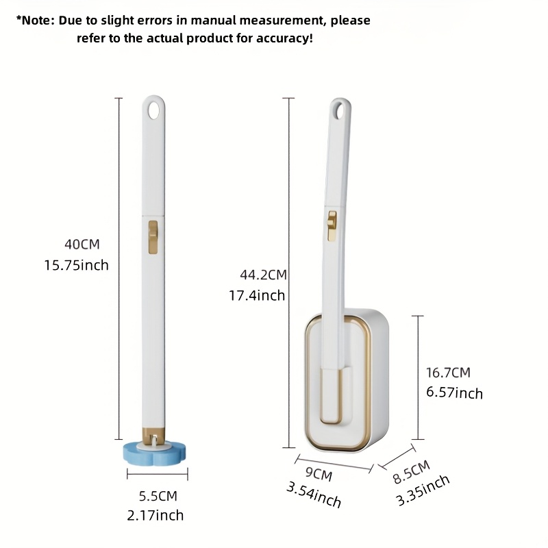 Wall Mounted Toilet Brush Set  - Toilet Brush Holder 评论和价格