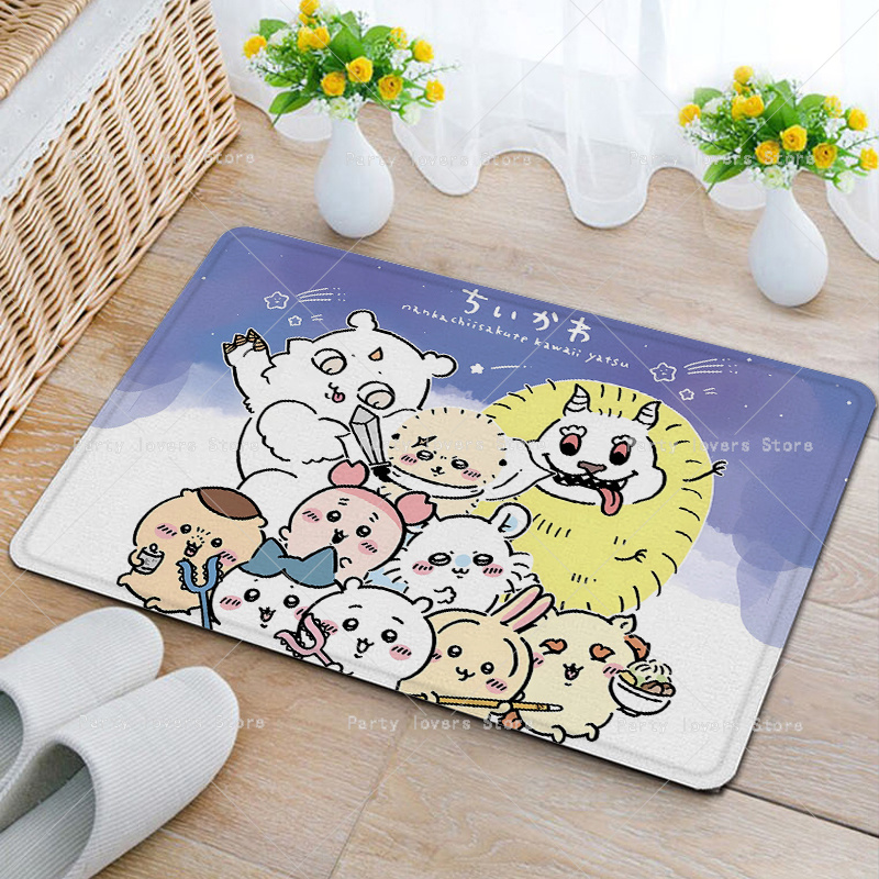 Anime Chiikawas Flannel Carpet - Home Goods Bathroom 评论和价格