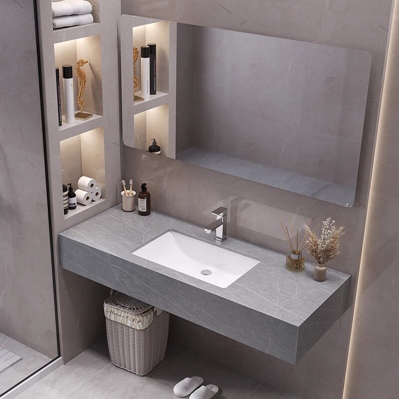 Modern Display Bathroom Cabine - Home Bathroom Vanity Combo 评论和价格