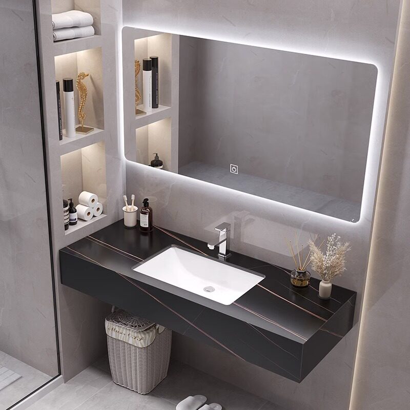 Modern Display Bathroom Cabine - Home Bathroom Vanity Combo 评论和价格
