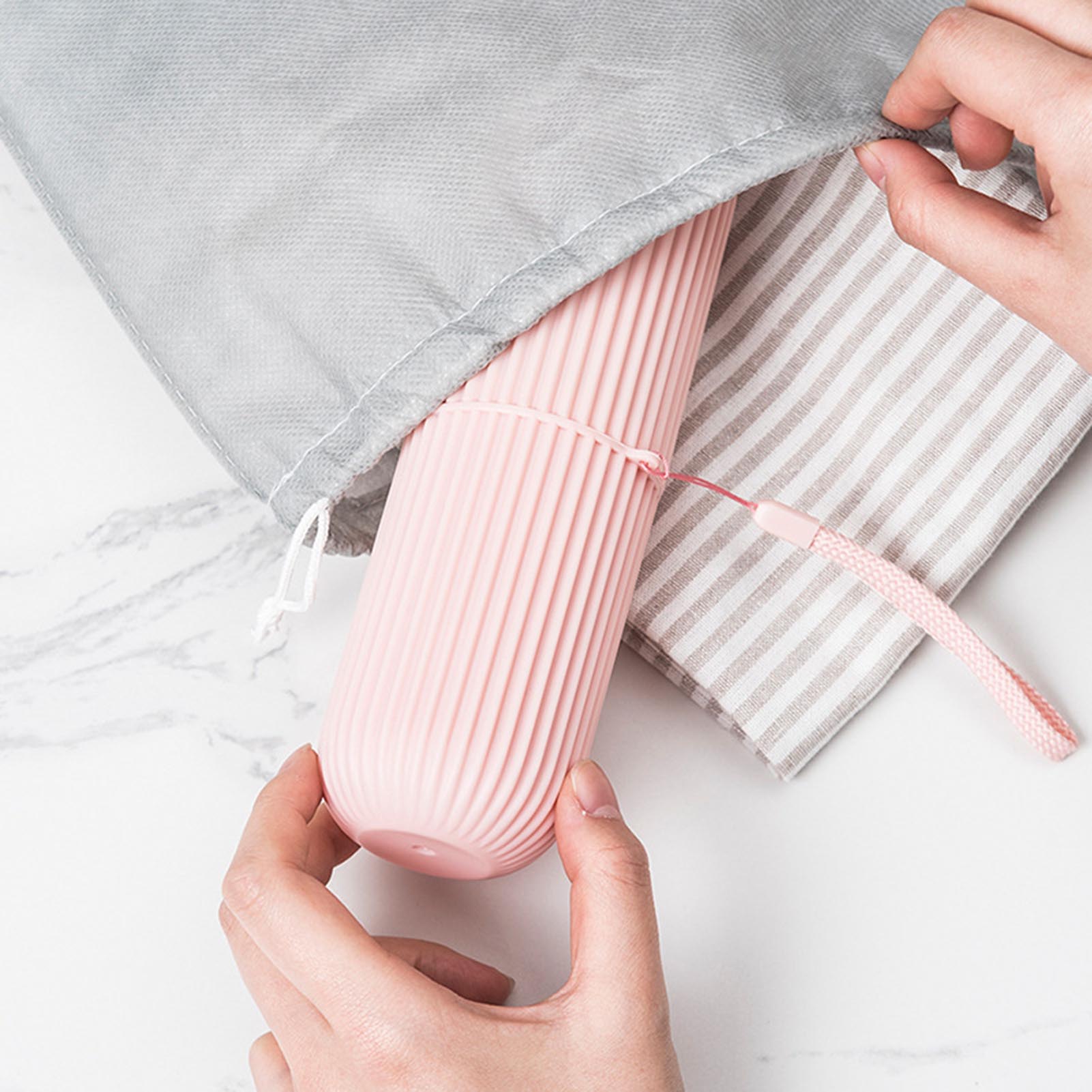 Pink Empty Travel Portable Too - Home Goods Bathroom Storage 评论和价格