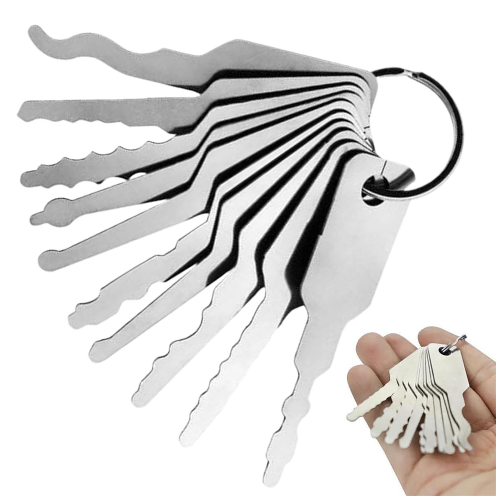 10pcs/Lot Uncut Key Blanks Loc - Home Bathroom Lock 评论和价格