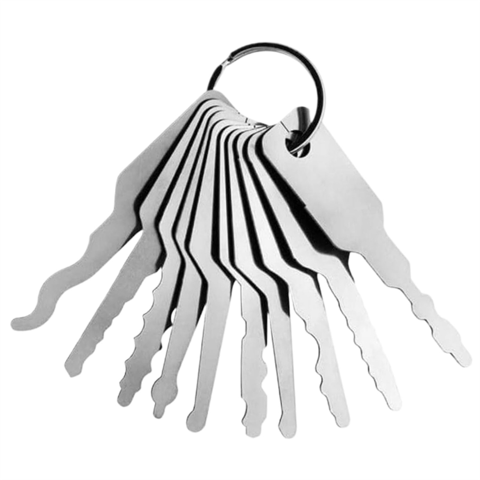 10pcs/Lot Uncut Key Blanks Loc - Home Bathroom Lock 评论和价格