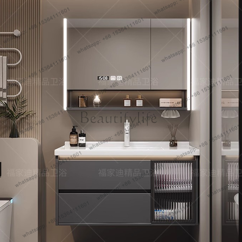 X4  Modern Luxury Bathroom Cab - Home Bathroom Vanity Combo 评论和价格