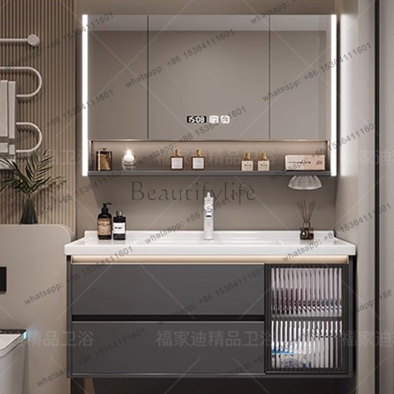 X4  Modern Luxury Bathroom Cab - Home Bathroom Vanity Combo 评论和价格
