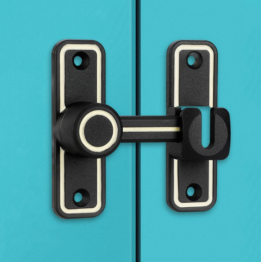 Black Luminous Barn Door Latch - Home Bathroom Lock 评论和价格