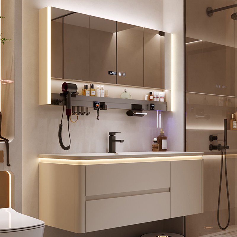 Modern Simple Bathroom Cabinet - Home Bathroom Vanity Combo 评论和价格