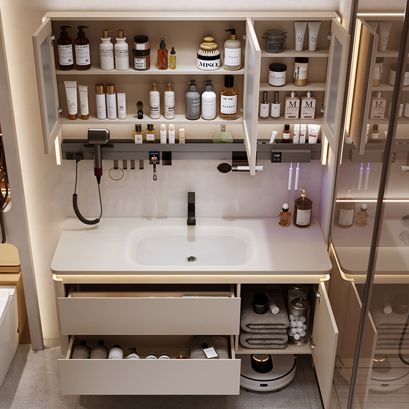Modern Simple Bathroom Cabinet - Home Bathroom Vanity Combo 评论和价格