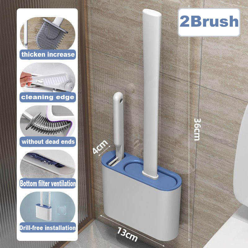 Wall Hanging Toilet Brush with - Toilet Brush Holder 评论和价格