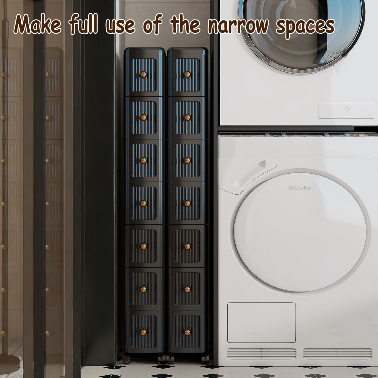 15CM Narrow Gap Drawer Storage - Home Goods Bathroom Storage 评论和价格