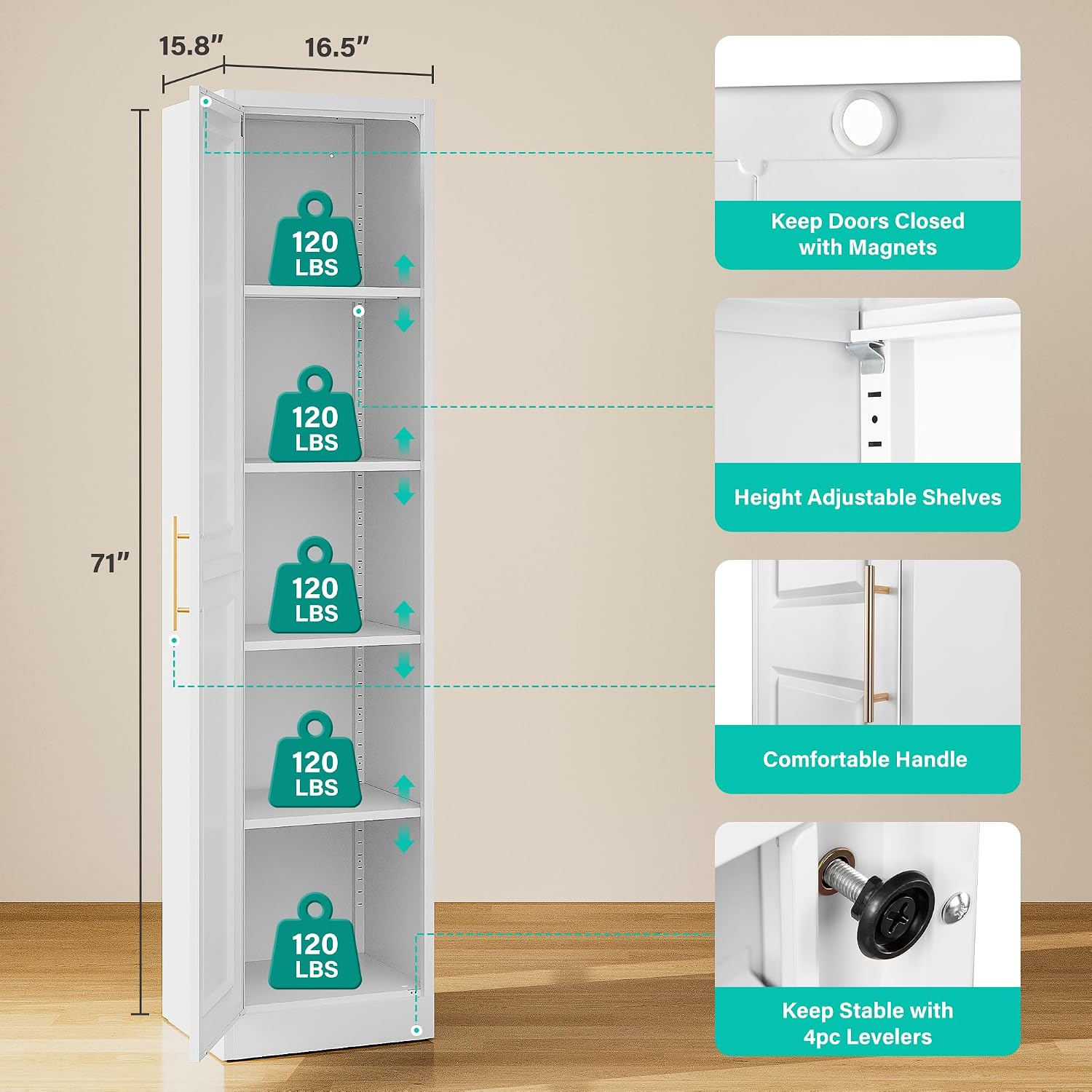 Tall Narrow Storage Cabinet Wi - Home Goods Bathroom Storage 评论和价格