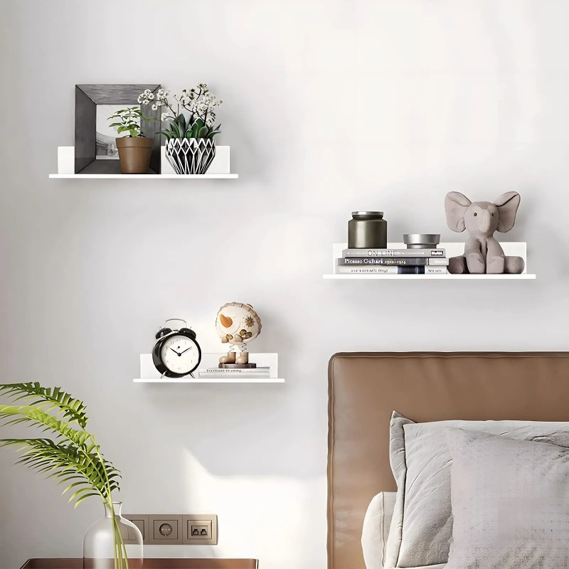 Metal Floating Shelves Wall Mo - Home Goods Bathroom Storage 评论和价格