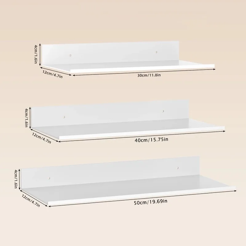 Metal Floating Shelves Wall Mo - Home Goods Bathroom Storage 评论和价格