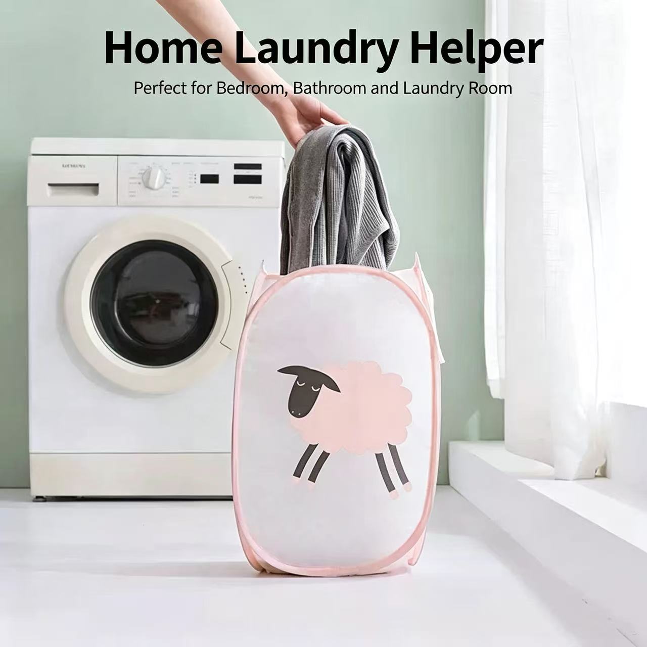 Foldable Mesh Laundry Basket,  - Home Goods Bathroom Storage 评论和价格