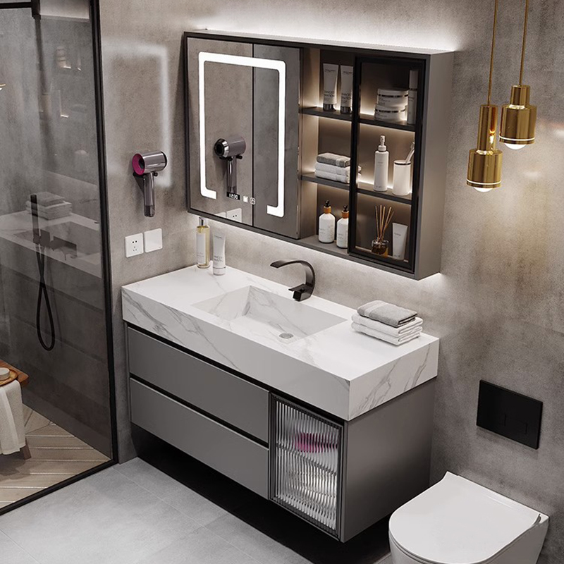 Bathroom CabinetModern LED Sma - Home Living Bathroom Vanity 评论和价格