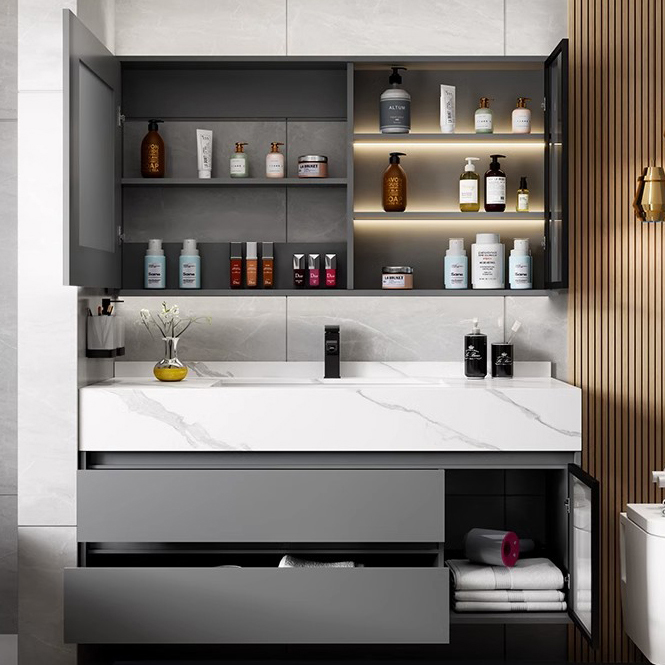 Bathroom CabinetModern LED Sma - Home Living Bathroom Vanity 评论和价格