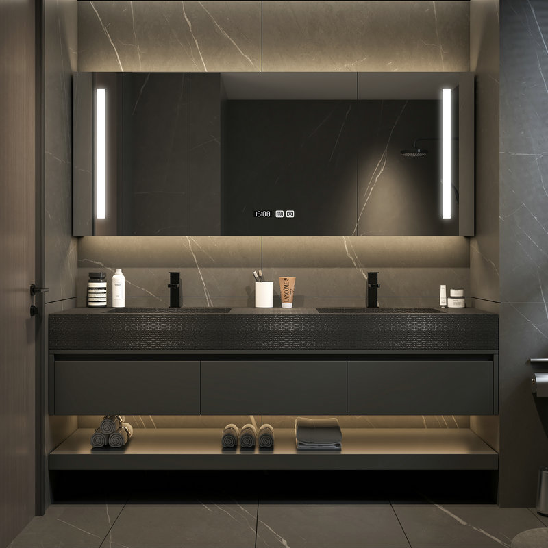 Bathroom Storage Furniture For - Home Bathroom Vanity Combo 评论和价格