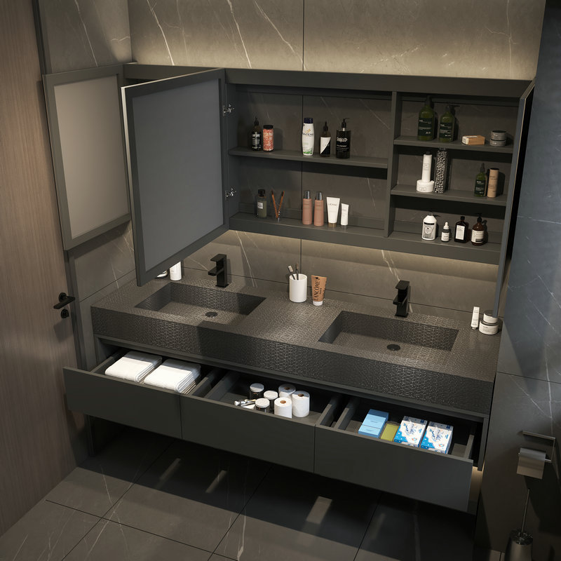 Bathroom Storage Furniture For - Home Bathroom Vanity Combo 评论和价格