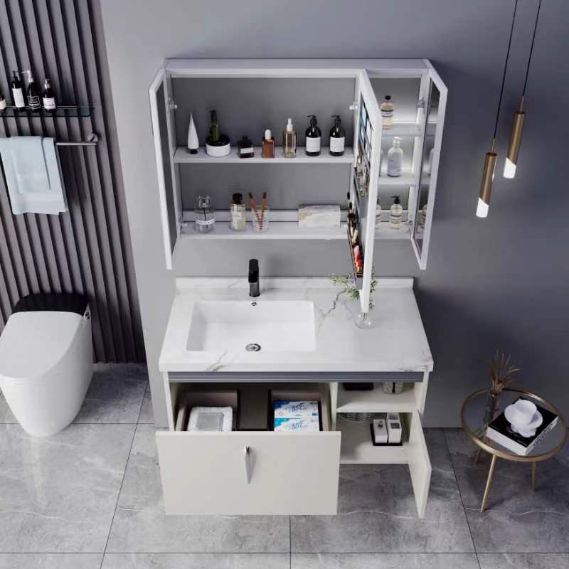 Bathroom CabinetModern Floatin - Home Living Bathroom Vanity 评论和价格