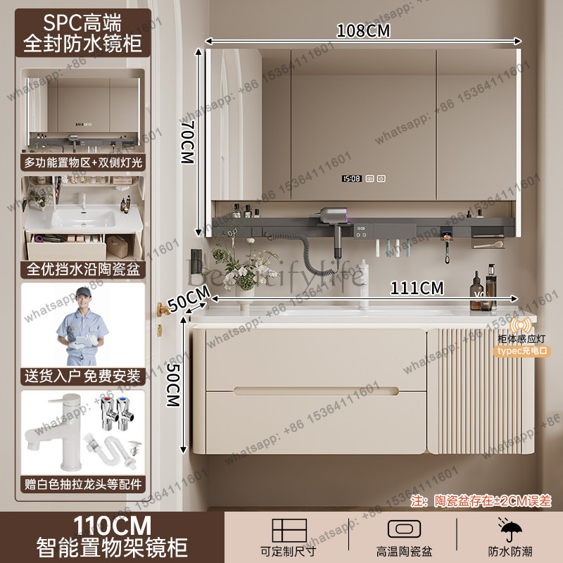 LJYLuxury Modern Bathroom Cabi - Home Bathroom Vanity Combo 评论和价格