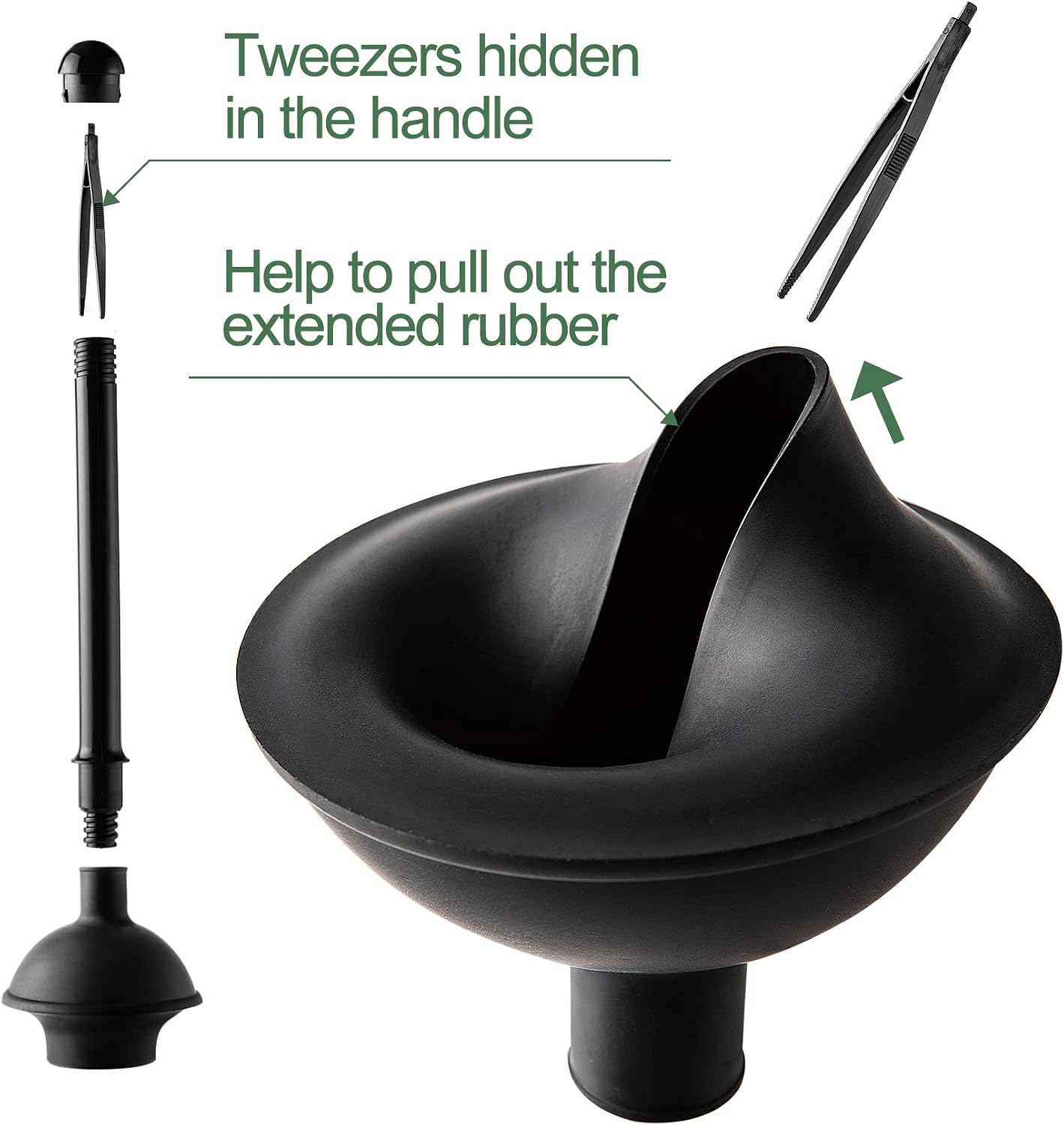 2 In 1 Toilet Brush And Plunge - Toilet Brush Holder 评论和价格