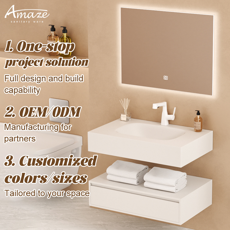Bathroom CabinetLuxury Style C - Home Living Bathroom Vanity 评论和价格