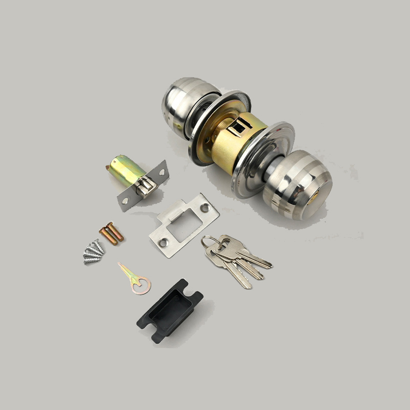 Stainless Steel Golden Round B - Home Bathroom Lock 评论和价格