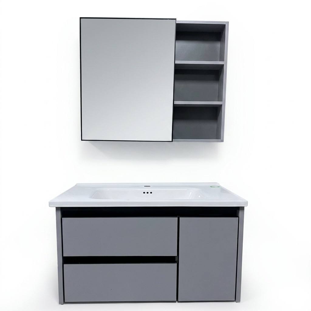 Bathroom CabinetModern Eco-Fri - Home Living Bathroom Vanity 评论和价格