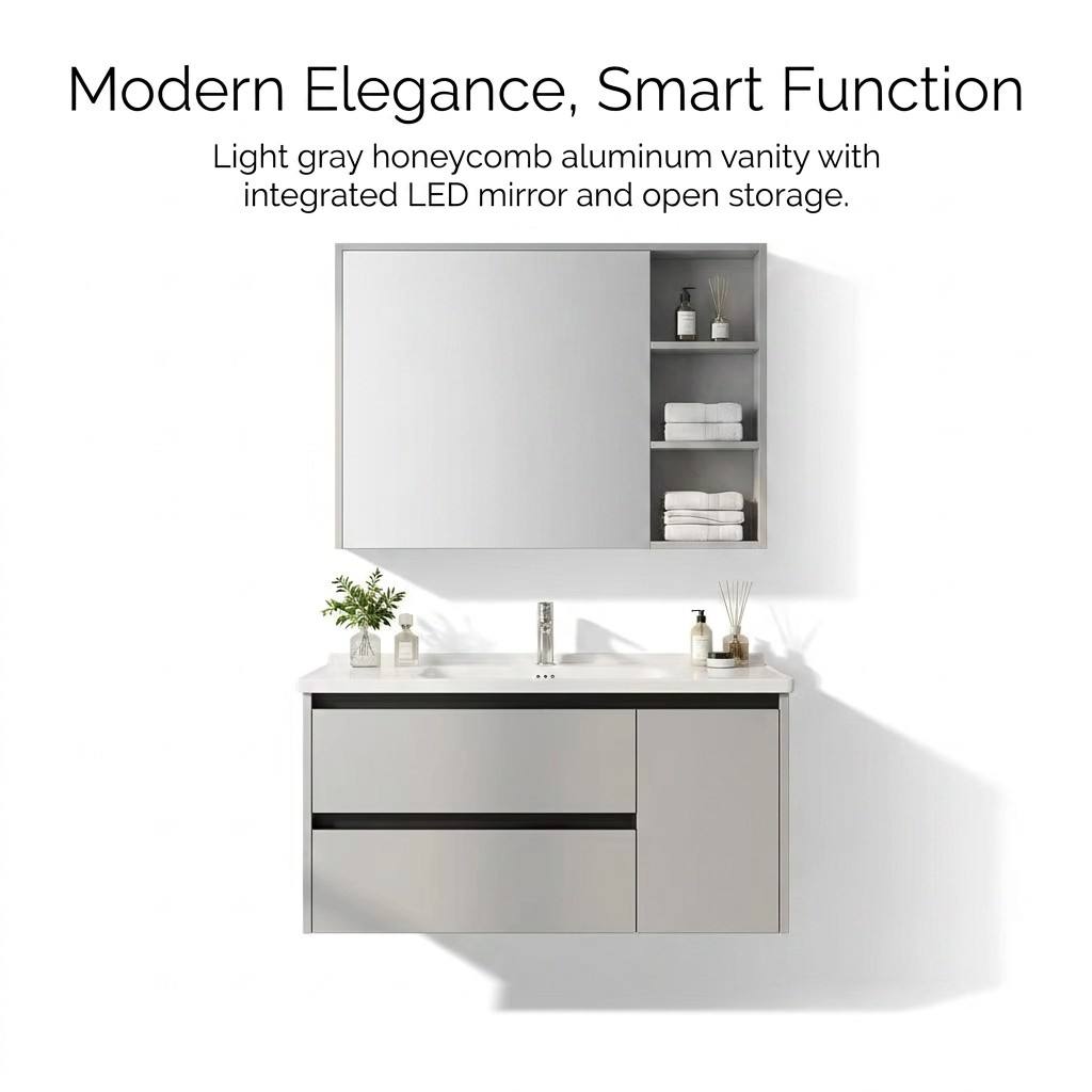 Bathroom CabinetModern Eco-Fri - Home Living Bathroom Vanity 评论和价格