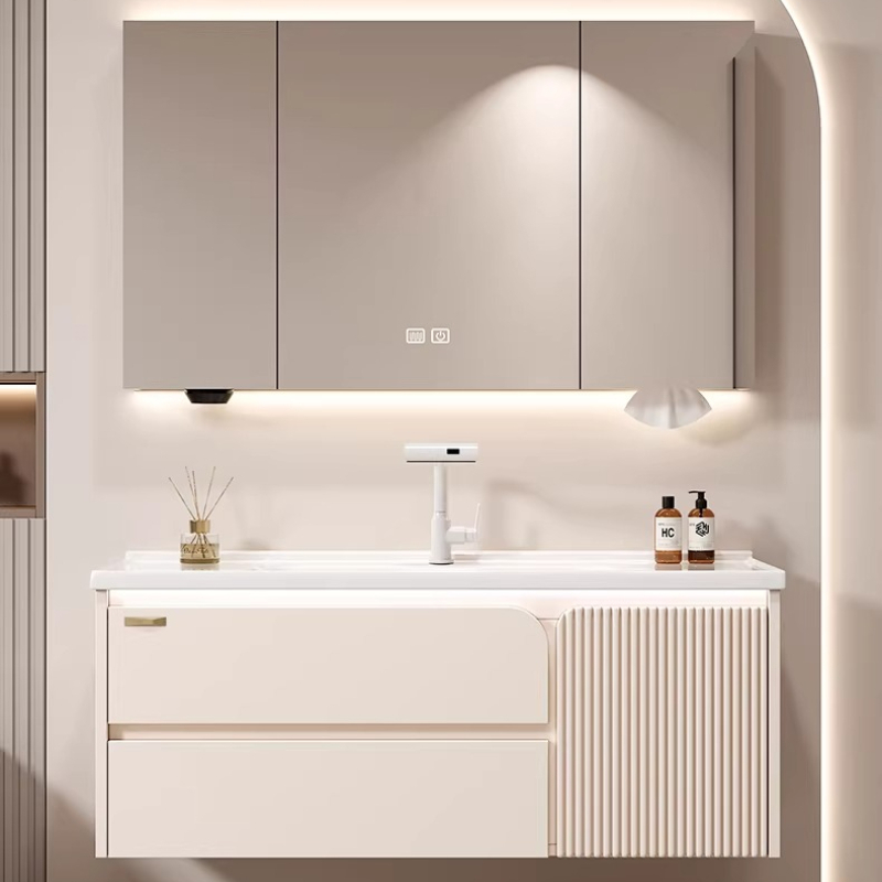 #Home Ceramic integrated basin - Home Bathroom Vanity Combo 评论和价格